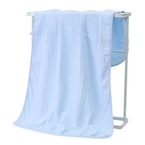 
Baby bath towel pure cotton solid color gauze super soft plus size newborn child baby wrap adult cotton bath towel