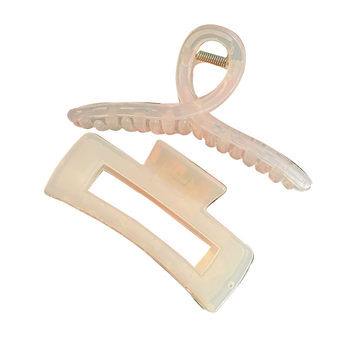 Autumn and winter plush female back of the head scratching shark clip
