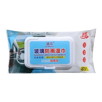 Car window mirror glass rainproof and anti-fog wipes