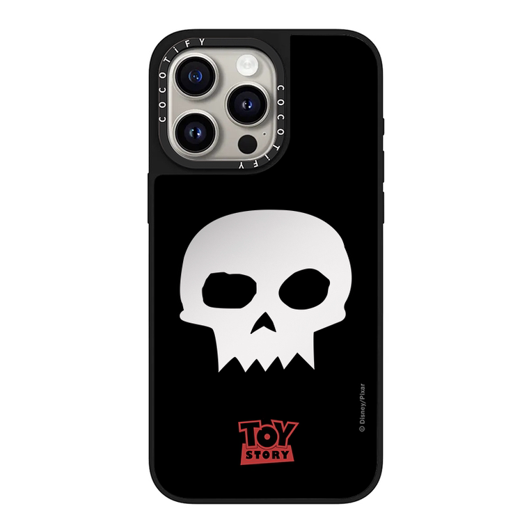 Polished Metallic Skull iPhone Case