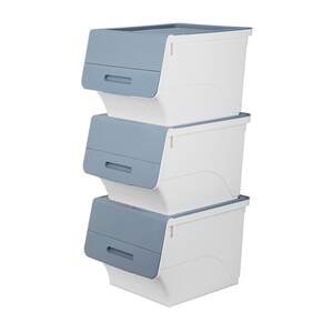 
Camellia flip-top storage box for home children's toys special storage box for clothes plastic storage box with oblique mouth
