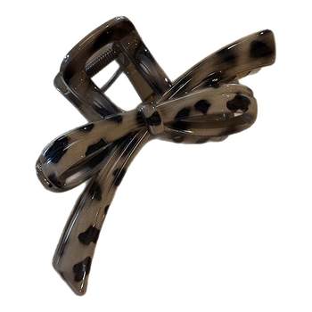 
Gao Zhi'annie ~ Leopard print bow commuter grab