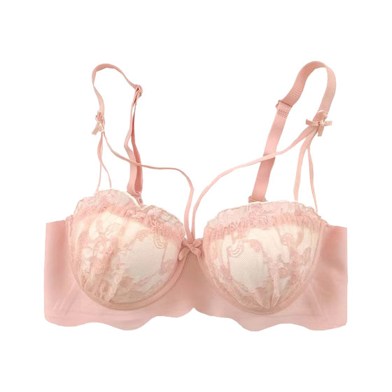 Party Girl Sexy Pure Desire Underwear Female Small Chest Gathering No Steel Ring Anti sagging Lace Emotional Bra Set