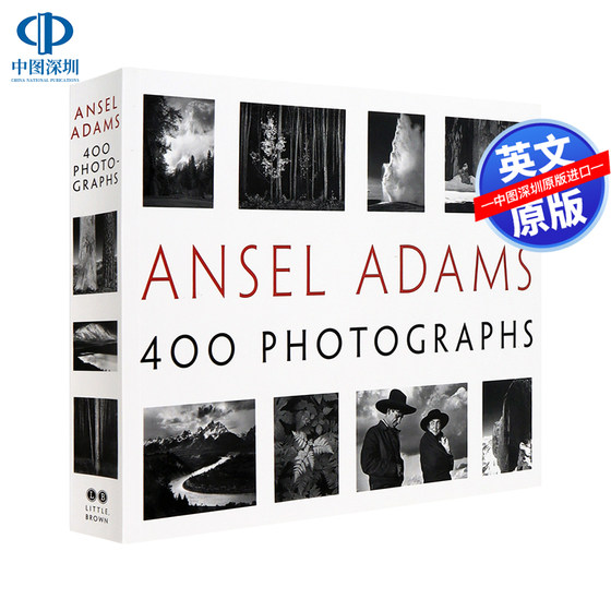 安塞尔·亚当斯：400幅黑白作品照片 Ansel Adams: 400 Photographs 摄影艺术画册 进口摄影艺术书 大师摄影集