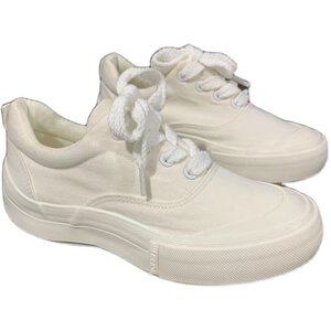 The default small flaw is broken and pure white heeled canvas shoes for men and women.