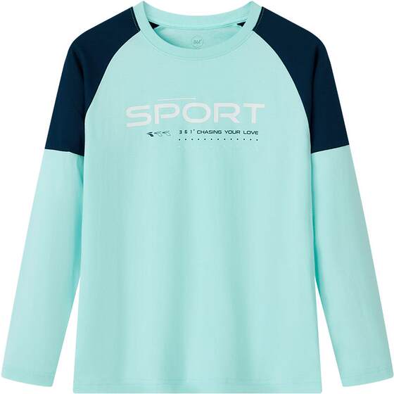 
361 children's clothing boys and girls T-shirt long-sleeved pure cotton 2026 spring and autumn new sports big children's sweatshirt tops