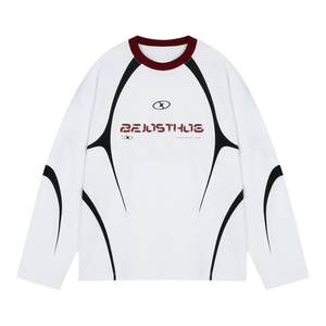 
BJHG reckless quick-drying antibacterial long-sleeved men's T-shirt spring and autumn cycling fitness base American jersey T-shirt for women