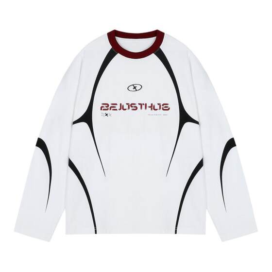 
BJHG reckless quick-drying antibacterial long-sleeved men's T-shirt spring and autumn cycling fitness base American jersey T-shirt for women