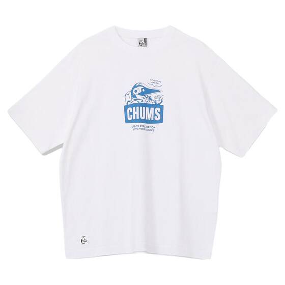 
CHUMS Qiaqianiao outdoor casual short-sleeved T-shirt universe series cotton loose tops for men and women CH01-2788
