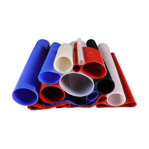 
White silicone round tube mechanical joint soft connection hose transparent large diameter variable diameter odorless hose high temperature resistance