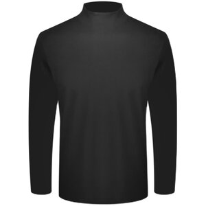 Byford/Bai Fu Men's Autumn and Winter Warm Holding Top Homewear Knitted Long -sleeved Tag -necked T -shirt MH23545
