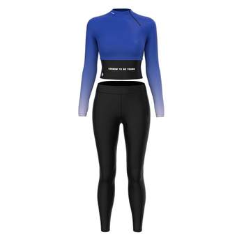 toswim long sleeve long trousers long sleeve surf suit swimsuit women