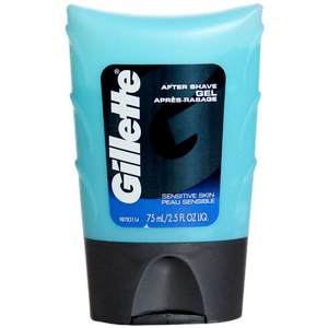 
US purchasing Gillette aftershave emollient gel 75ml men's shaving cream skin care outdoor bottle