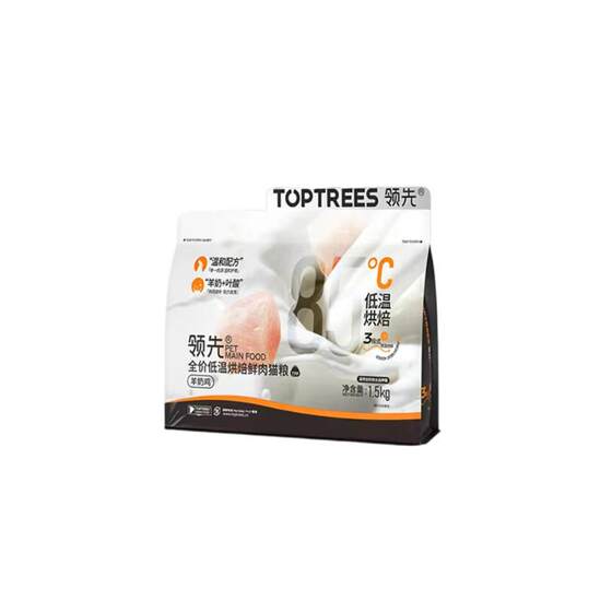 
Leading baking cat food Toptrees low-temperature dry fresh meat food goat milk chicken probiotics stomach-nourishing staple food