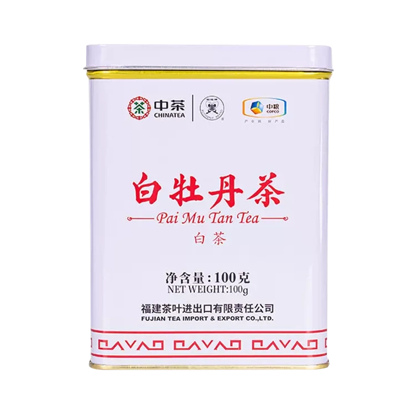 中茶蝴蝶牌茶葉福鼎白茶政和白牡丹2023年FT5101一級散茶罐裝-Taobao