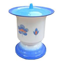 Enamel high-legged spittoon for the elderly, pregnant women and children