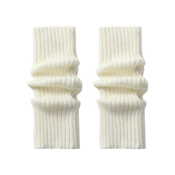 
Piles of socks white socks women's calf socks jk autumn and winter with snow boots warm thickened mid-calf knitted leg covers