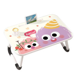Fur ball bed small table folding bed table