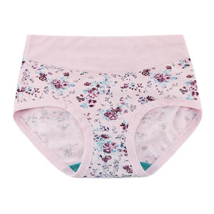 AB underwear female pure cotton elastic cotton antibacterial abdominal pants comfortable and fashionable mid -high waist flat corner mummy pants 0118