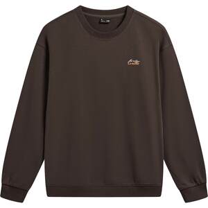 
Li Ning sweatshirt for women spring 2026 new couple loose long-sleeved casual terry top knitted sportswear for men