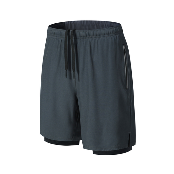 
Siruike summer sports shorts outdoor running five-point pants double-layer basketball fitness training quick-drying pants prevent exposure