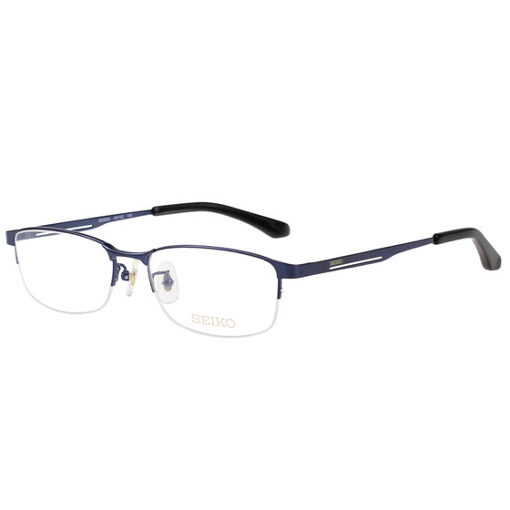 
SEIKO Seiko Glasses Frame Men's business temperament ultra-light half frame can be equipped with myopia titanium glasses frame H01122
