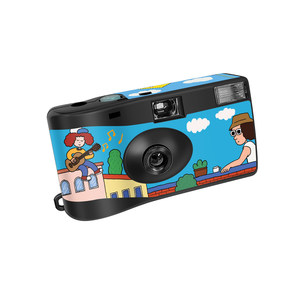 Fuji Kodak retro disposable film camera flash fool color film machine creative gift student girl
