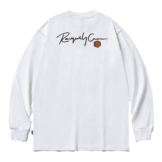 Remedy Guo Chao American long -sleeved T -shirt Men's Spring and Autumn Bottom Shirt Sweaty Sweet Couples Loose Top
