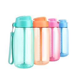 Tupperware C Suixin Cup 550ml Children's Student Sports Kettle Carrying Rope Plastic Portable High-Pretty Women