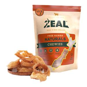 
ZEAL New Zealand imported dog snacks small and medium-sized dog teeth grinding and resistant to biting and cleaning teeth gum-dried calf tendon rings