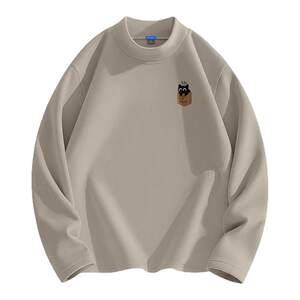 
Mark Huafei autumn and winter bottoming shirt men's German velvet warm men's long-sleeved T-shirt winter half turtleneck inner wear men's X