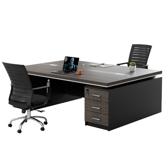 Boss desk, chair, office desk, two-person financial computer desk, one double seat face to face manager room modern
