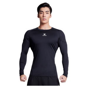Karmi tights men's sports long -sleeved basketball football training Speed ​​dry clothes children's running high bombs fitness T -shirt
