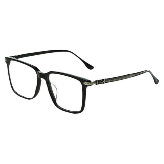 
Jian Danluo's trendy and versatile glasses frames for men and women, retro oversized frames, widened fat ones, total width 158, with myopia frames