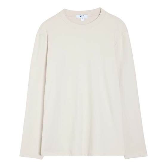 
Pull back high collar double-sided German velvet men's base layer autumn and winter new white inner layer with black long-sleeved T-shirt thermal clothing