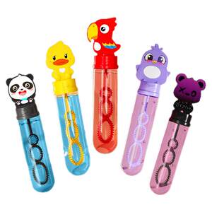 
Handheld outdoor small bubble blowing water children's bubble wand handheld girl's leak-proof trumpet set mini toy
