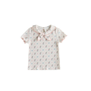 
[New Product] Oak Family Summer 2026 Children's Short Sleeve Cotton T-Shirt Toddler Baby Modal Top