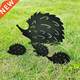 Hedgehogs Garden Animal Wrought Iron Metal Hollow Ornaments