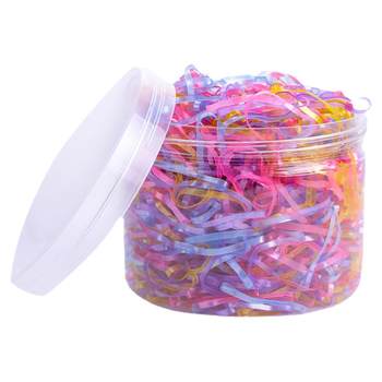 Children with high elastic hair circles do not hurt hair black head ropes
