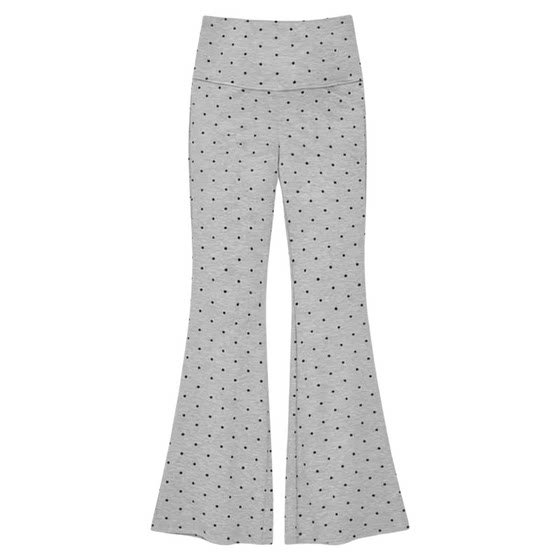 
Pregnant women's polka-dot flared pants for spring and summer, thin spring clothes for outer wear, yoga leggings for belly support during pregnancy