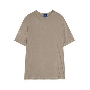 
MRCYC lazy style drooping short-sleeved T-shirt for men in summer loose round neck short T-shirt for Korean style trendy solid color half-sleeved