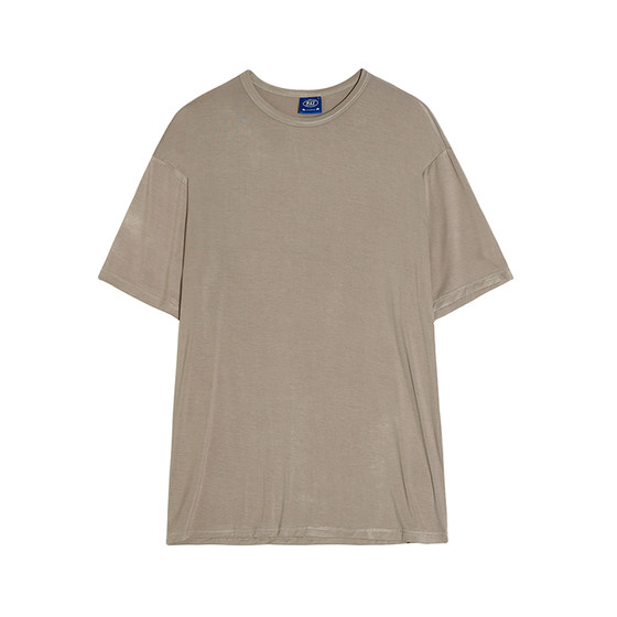 
MRCYC lazy style drooping short-sleeved T-shirt for men in summer loose round neck short T-shirt for Korean style trendy solid color half-sleeved