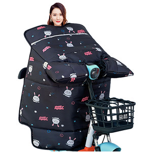 
Electric car windshield and thickened with velvet in winter waterproof tram motorcycle motorcycle battery car 2025 new winter model universal in all seasons