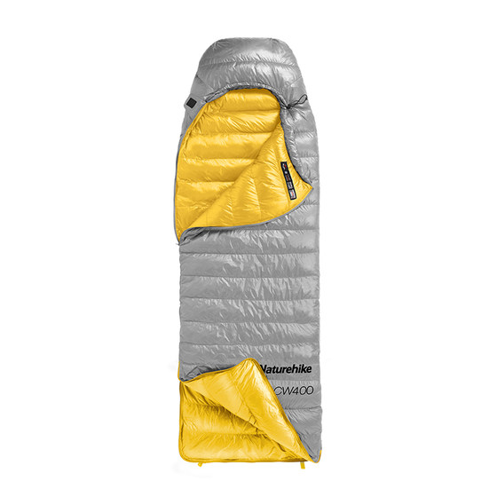 Noromin CW400 duck down down sleeping bag adult camping in winter thickened cold prevention and lightweight quilt dual use
