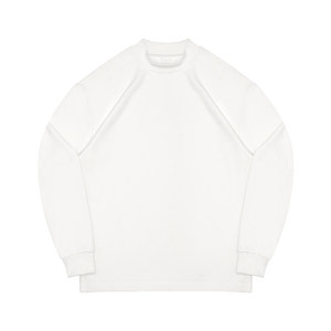 
TOPTIER BRO double-sided warm velvet acrylic fiber heat-locking and warm-fitting mid-high collar bottoming long-sleeved T-shirt for men