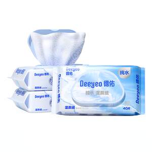 
Deyou Pure Water Wet Toilet Paper, Special Wet Wipes for Pregnant Women, Menstrual Sensitive Skin Available 0 Added Family Affordable Pack