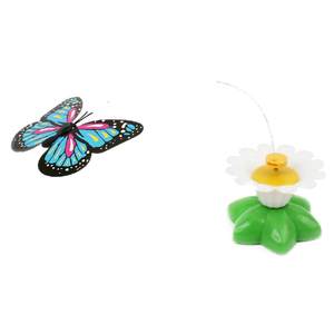 Pet toy electric cat toy rotating cat stick flying dancing butterfly bird pet cat cat toy teasing cat interaction