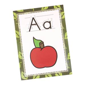 
26 English letter cards natural spelling pronunciation enlightenment early education English children's baby teaching aids kindergarten learning
