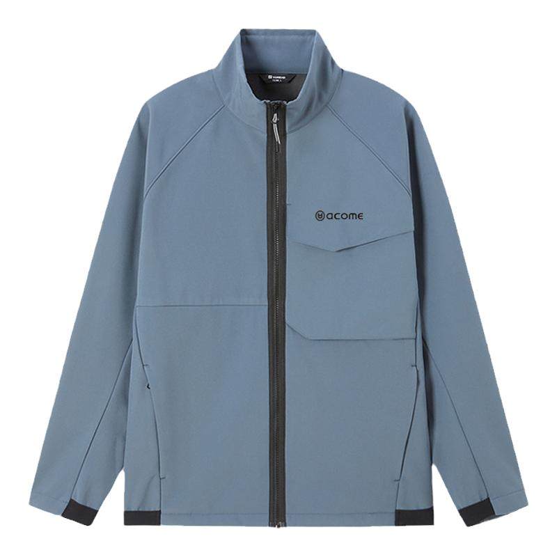 Acome Men's Soft Shell Jacket Windproof, Warm Fleece Fall/Winter