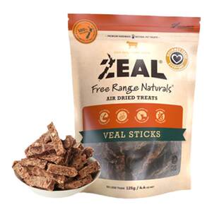 ZEAL New Zealand imported dog snacks Shiba Inu small and medium -sized canine molar clean teeth reward air -dried calf stick 350g

